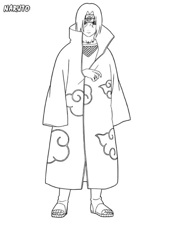 Uchiha Itachi Coloring Pages