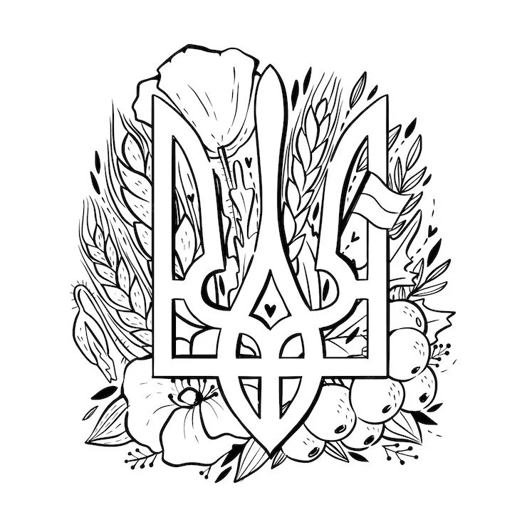 Ucrania Para Colorear 3