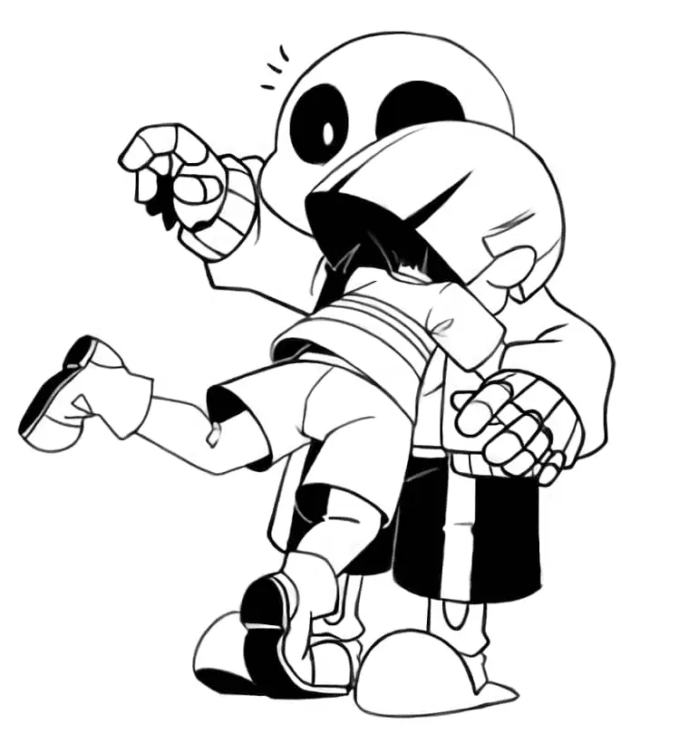 Undertale Coloring Pages 15