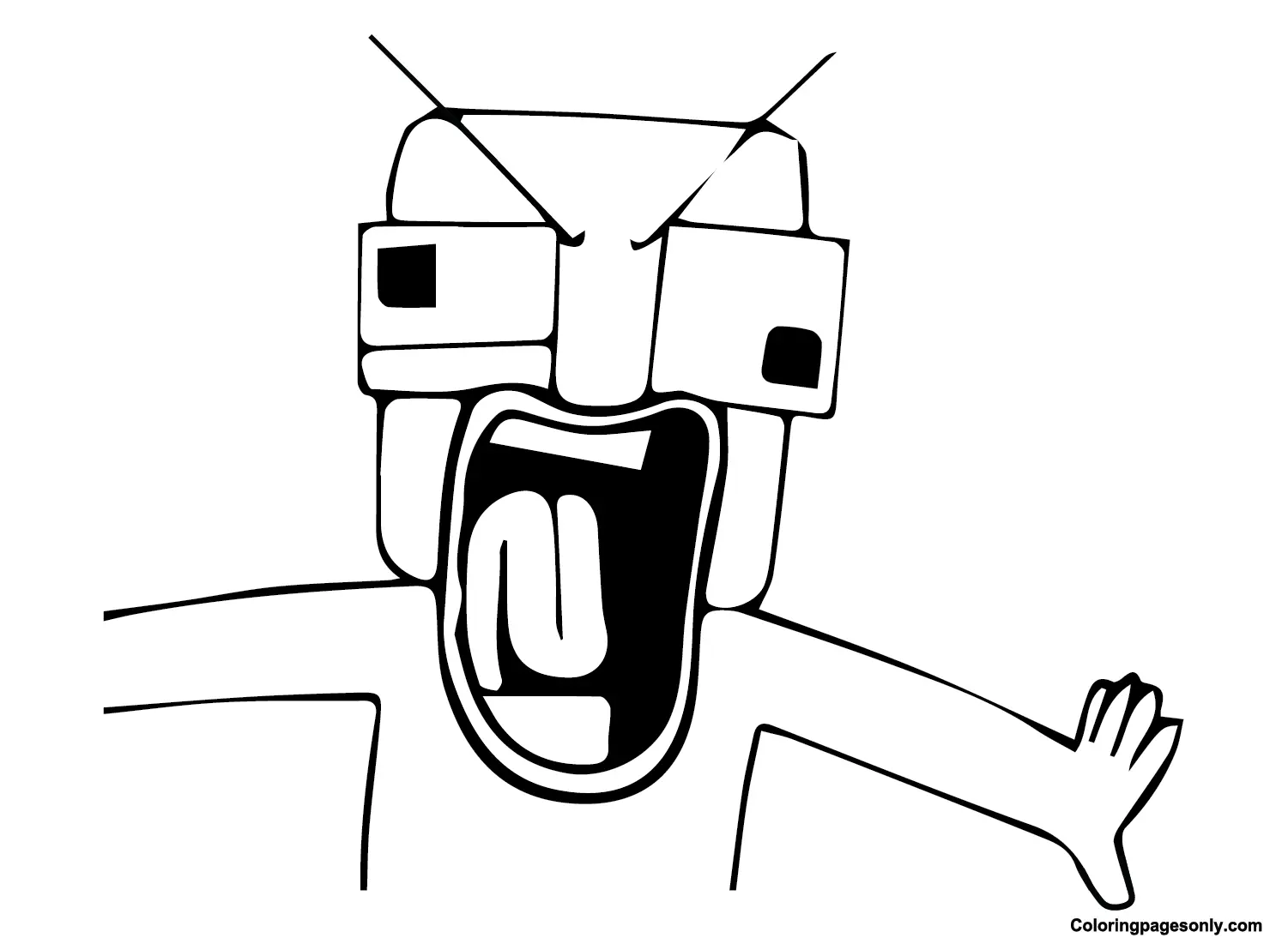 Unspeakable Para Colorear 12
