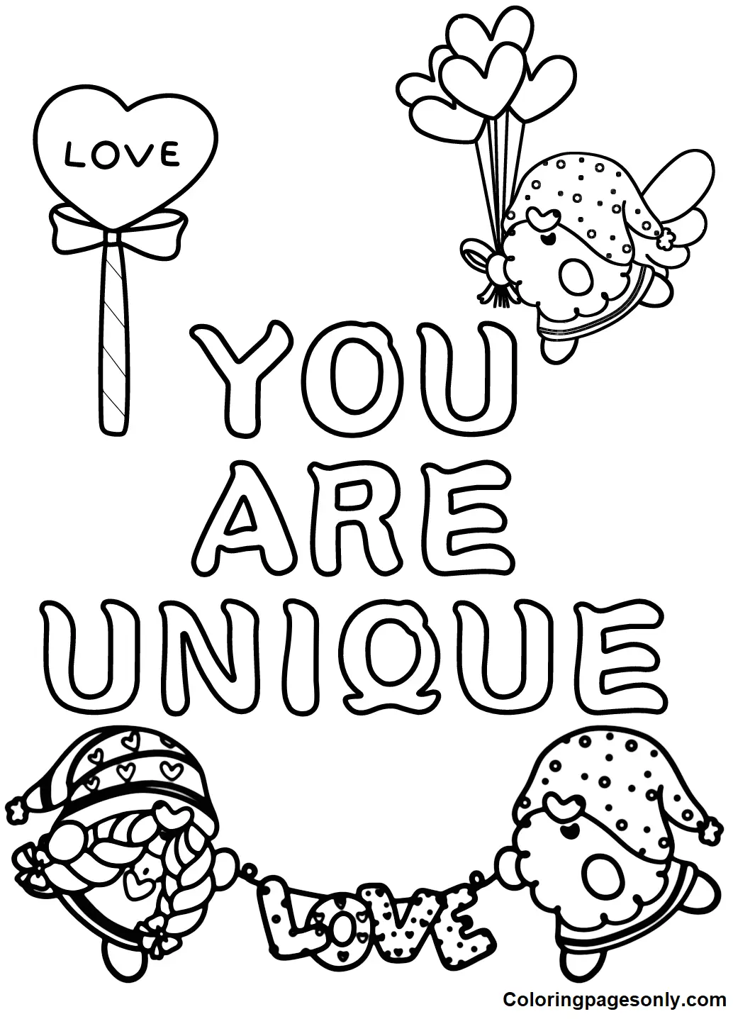 Valentines Day Cards Coloring Pages 106