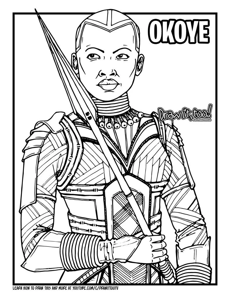 Wakanda Ausmalbilder