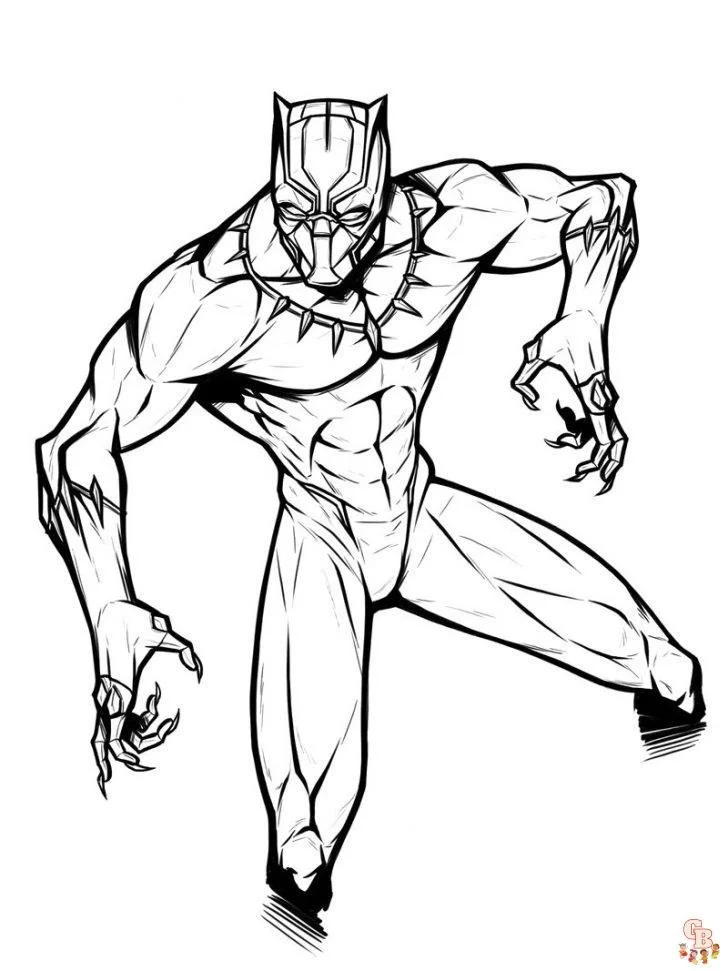 Wakanda Coloring Pages 7