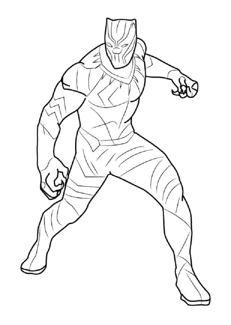 Wakanda Coloring Pages 8