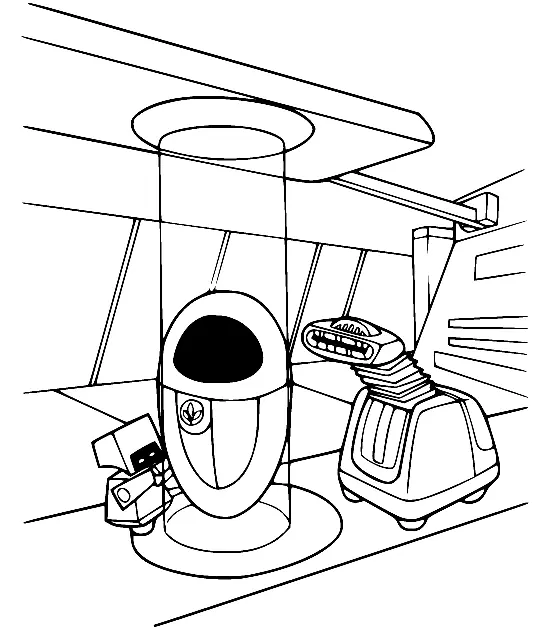 Desenhos de Wall E Para Colorir 32