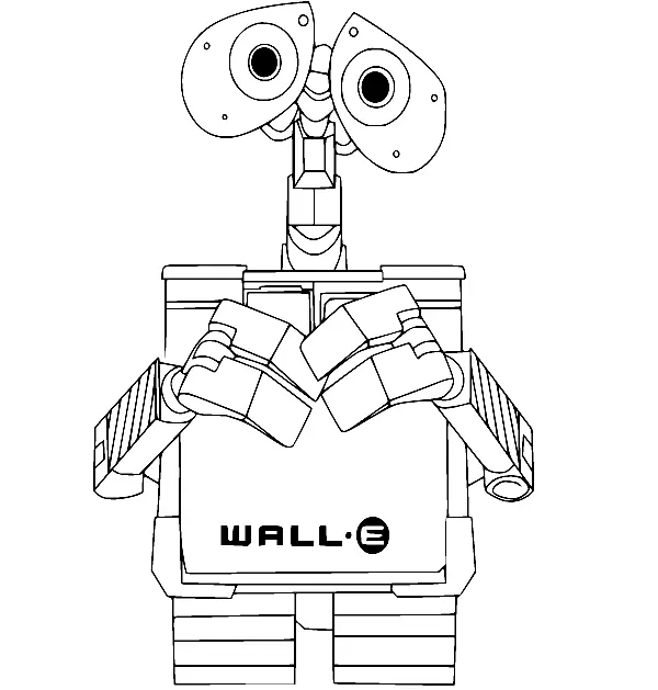 Desenhos de Wall E Para Colorir 4