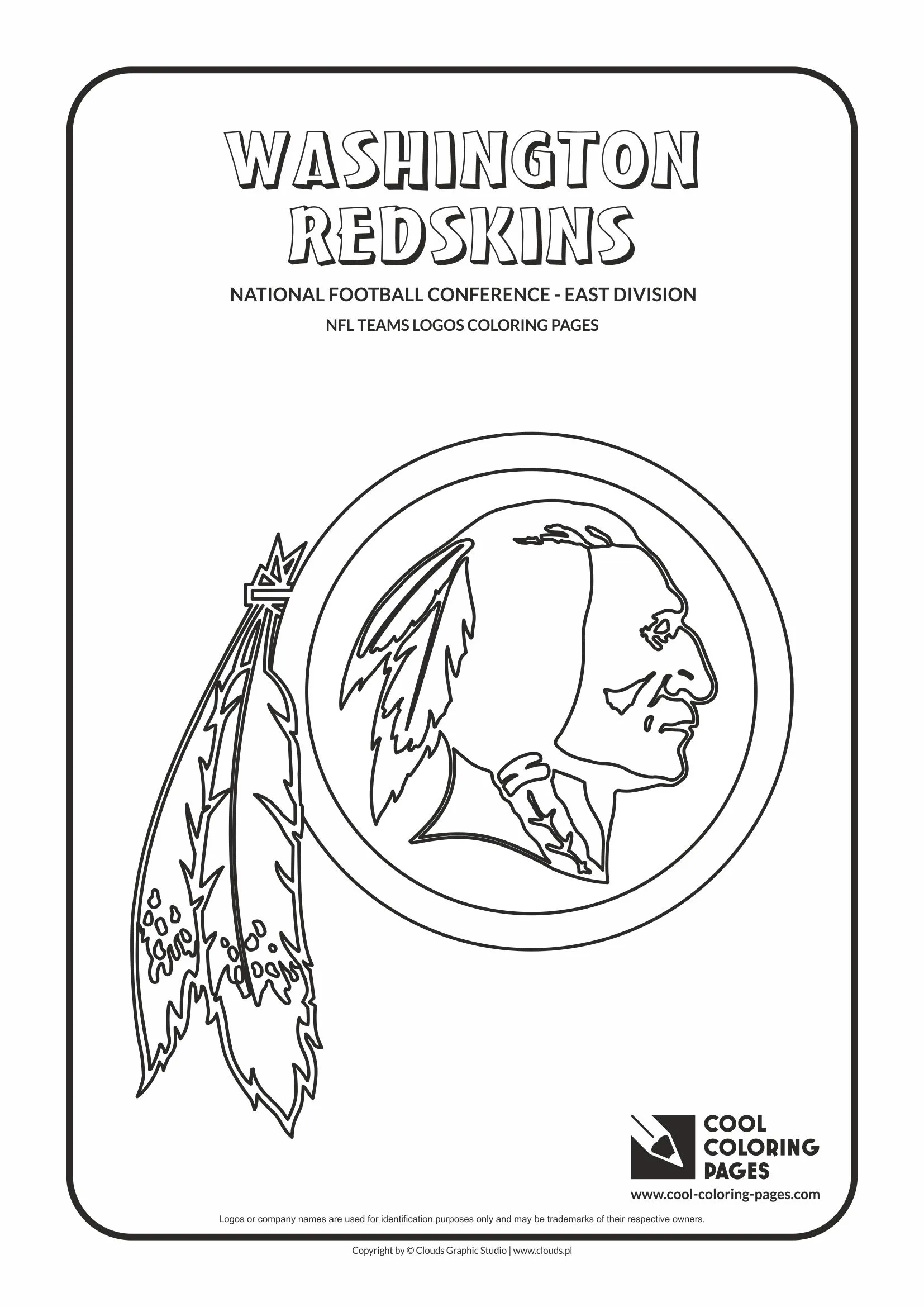 Washington Commanders Para Colorir 11