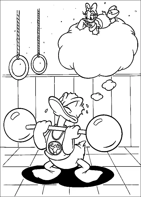 Weightlifting Coloring Pages