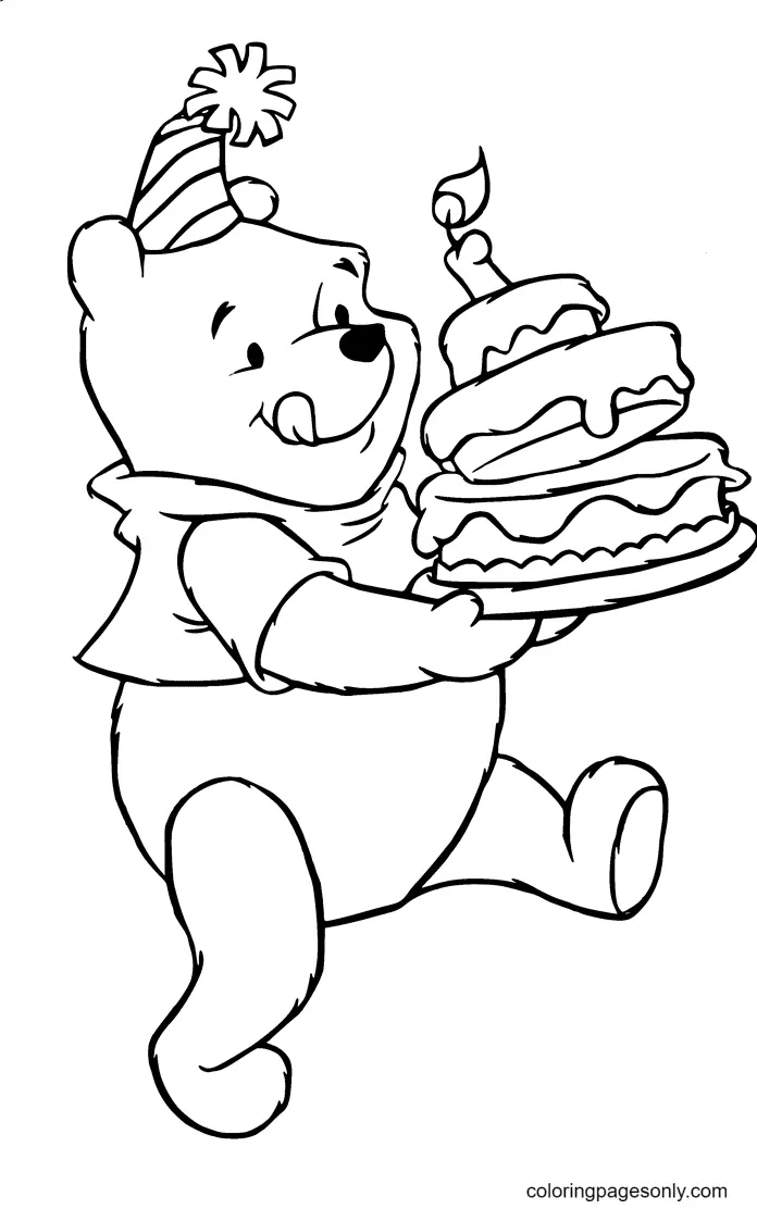 Winnie The Pooh Para Colorear 6