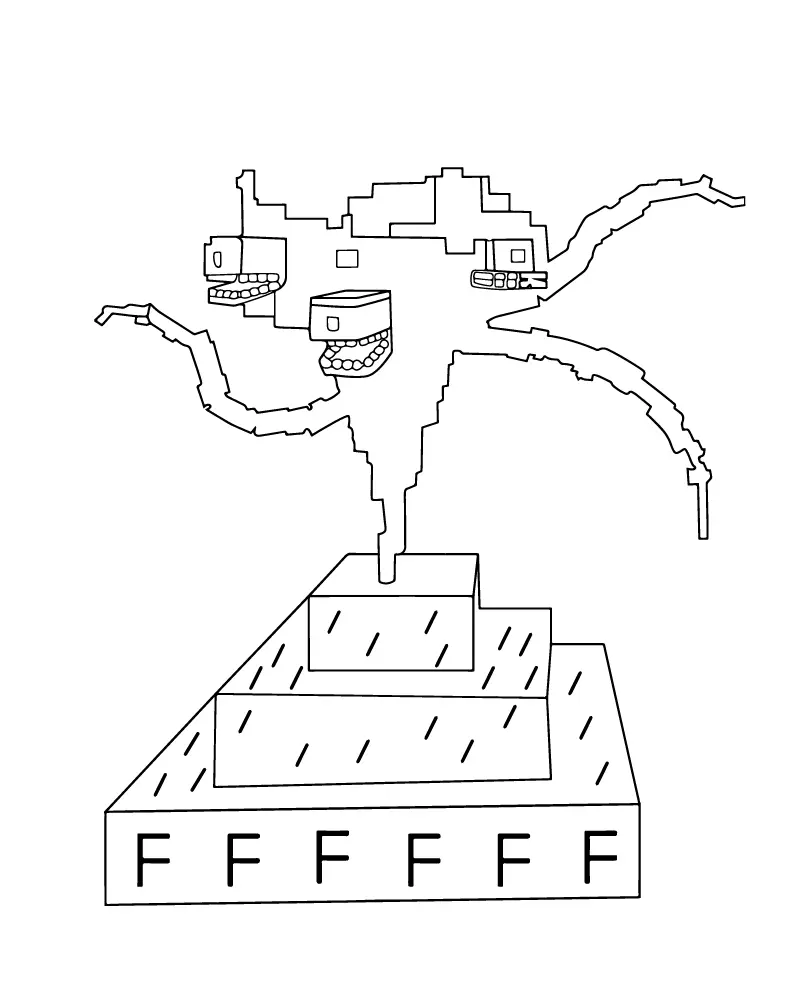 Wither Storm Coloring Pages 12
