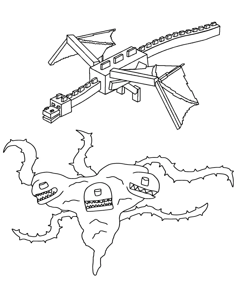 Wither Storm Coloring Pages 4