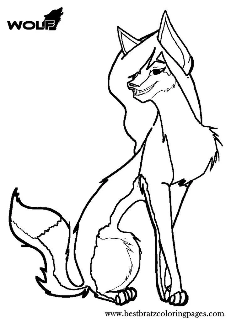 Wolf Ausmalbilder 19