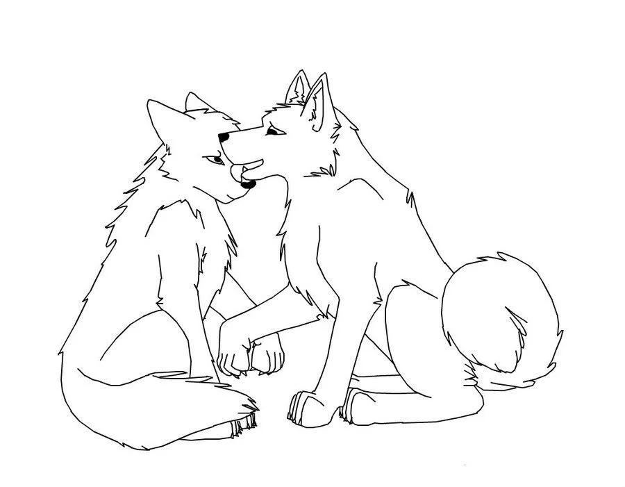 Wolf Ausmalbilder 37