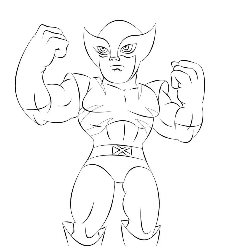 Wolverine Coloring Pages 162