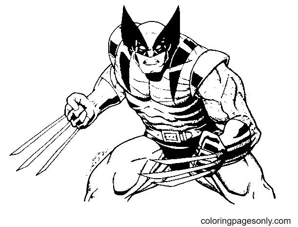 Wolverine Coloring Pages 39