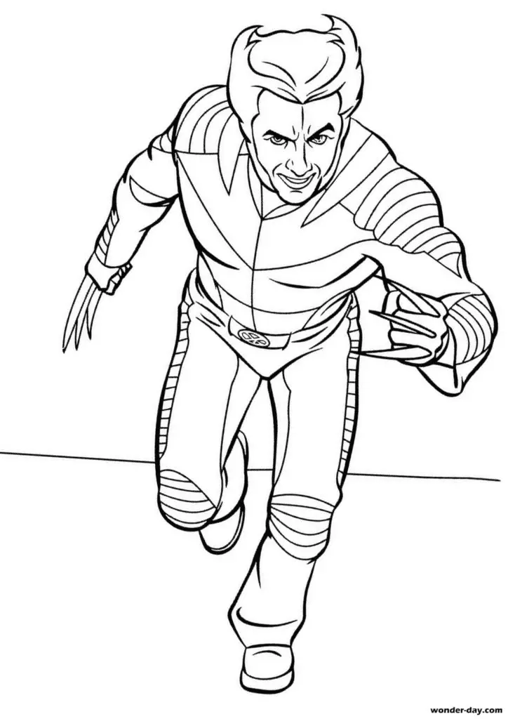 Wolverine Coloring Pages 53