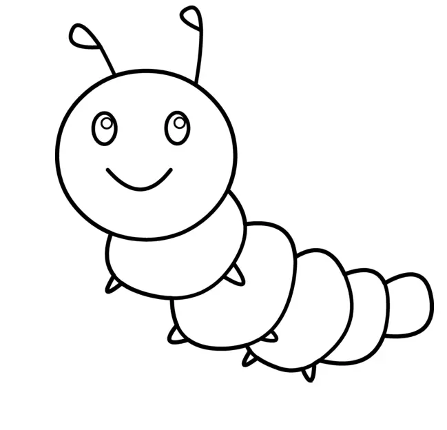 Wurm Ausmalbilder 11