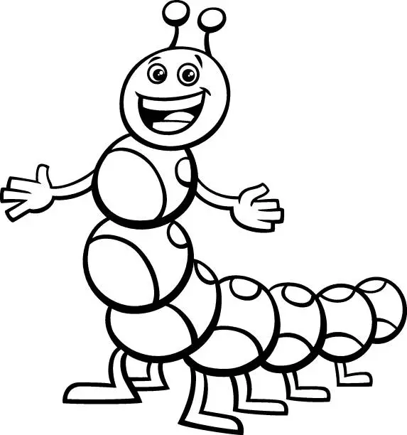 Wurm Ausmalbilder 19