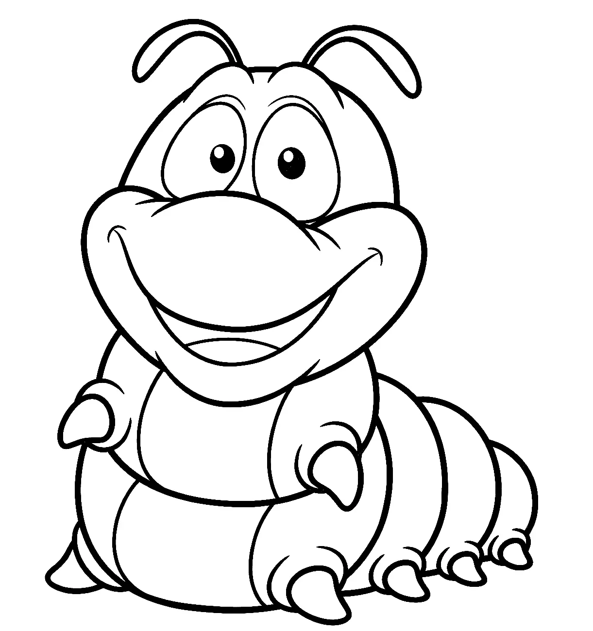 Wurm Ausmalbilder 22