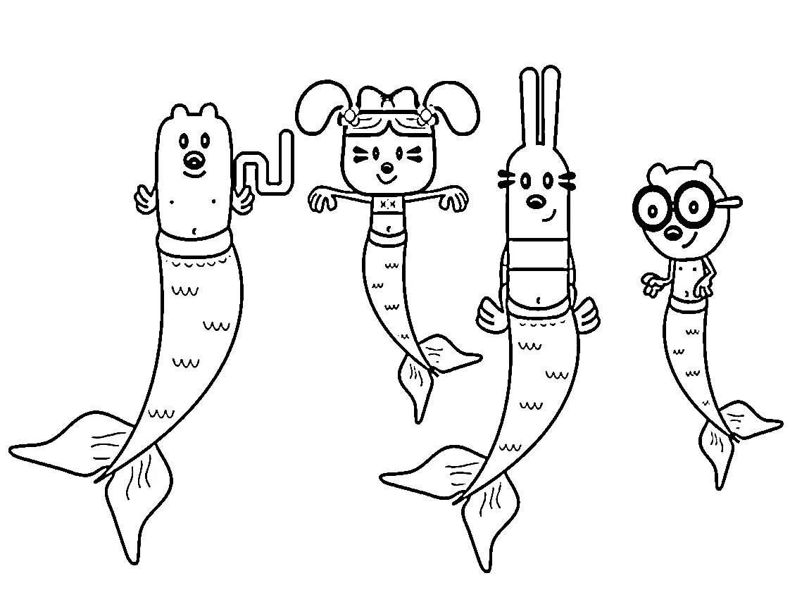 Wow Wow Wubbzy Coloring Pages 25