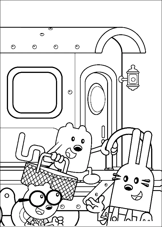 Wow Wow Wubbzy Coloring Pages 27