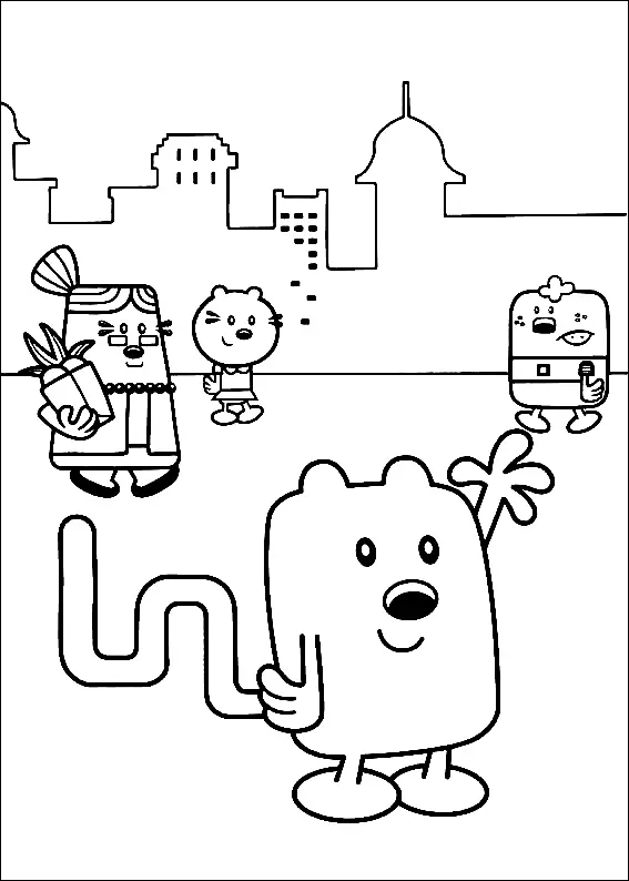 Wow Wow Wubbzy Coloring Pages 37