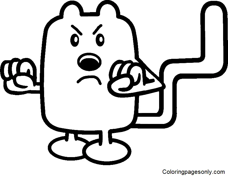 Wow Wow Wubbzy Coloring Pages 4