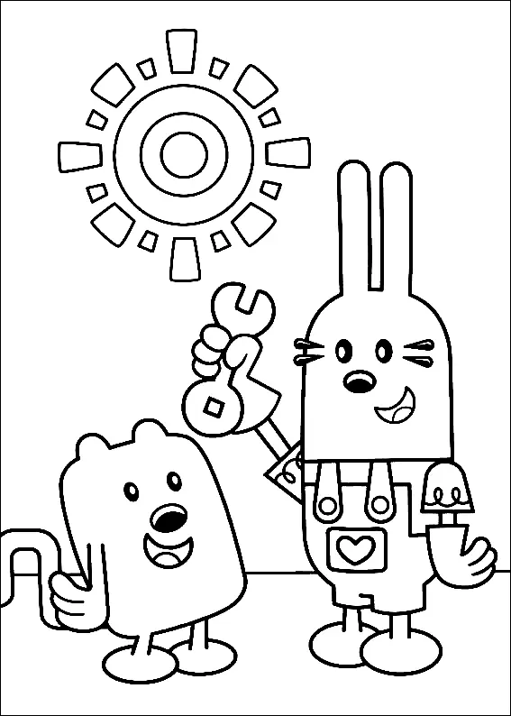 Wow Wow Wubbzy Coloring Pages 44