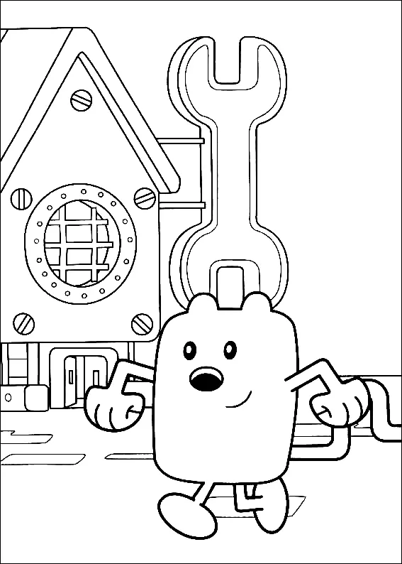 Wow Wow Wubbzy Coloring Pages 54