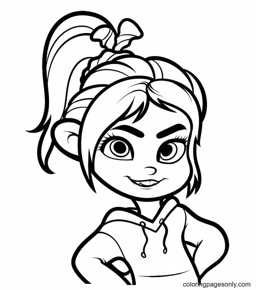 Desenhos de Detona Ralph Para Colorir 8
