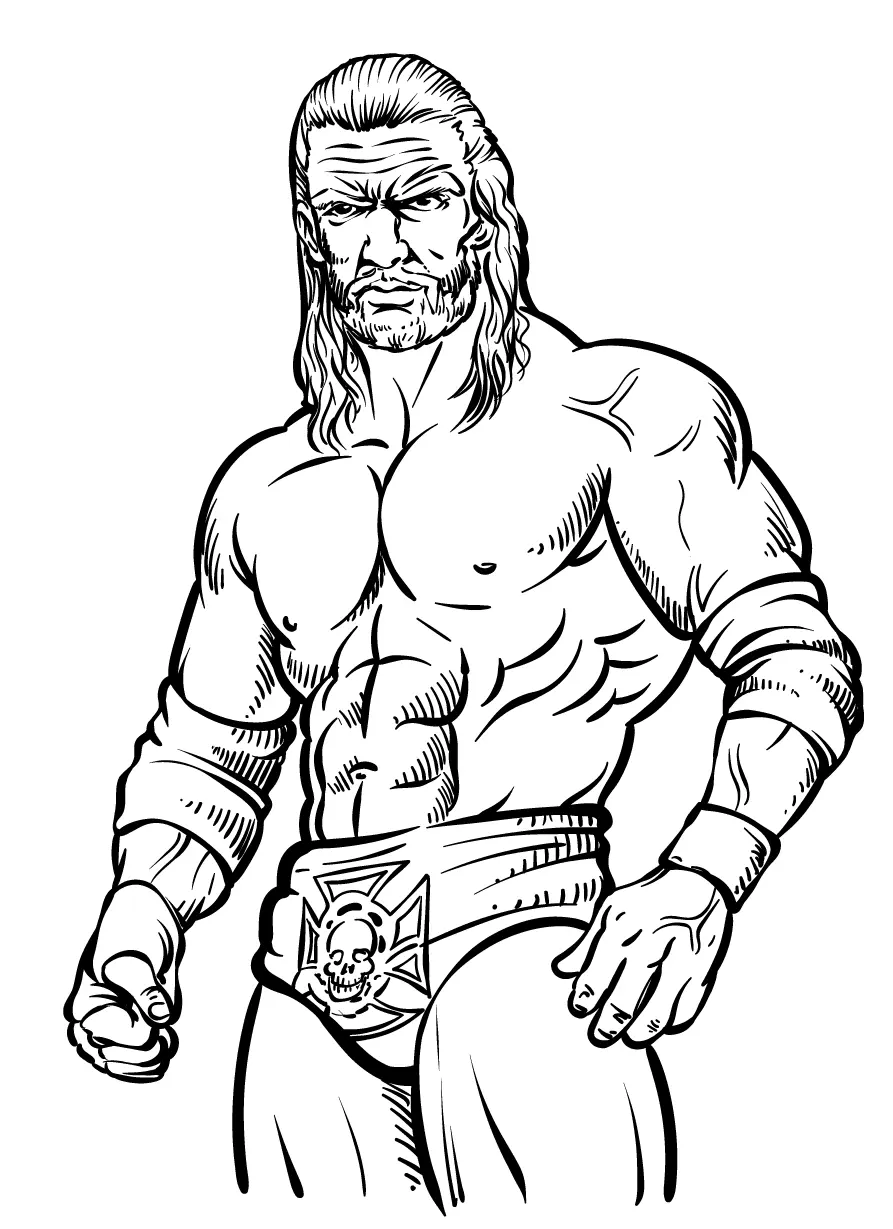 Wwe Para Colorear 12