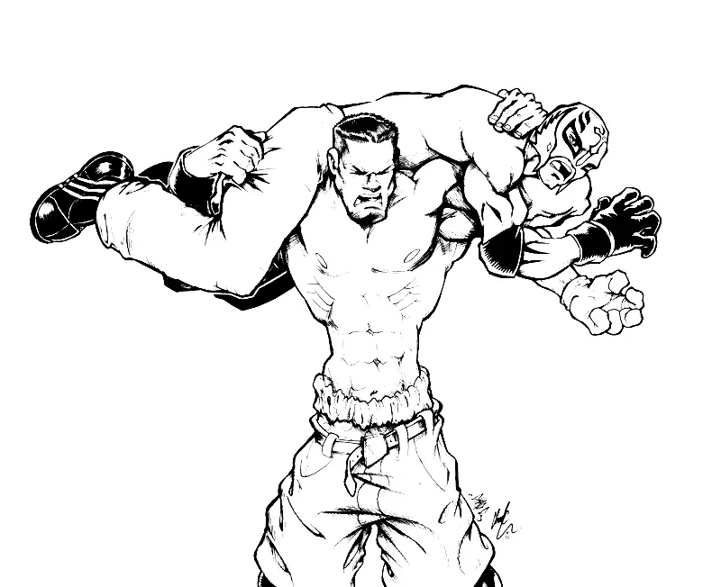 Wwe Para Colorear 26