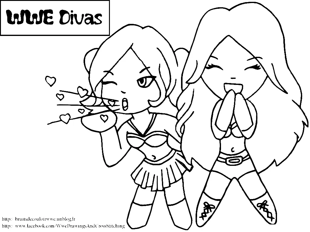 WWE Coloring Pages