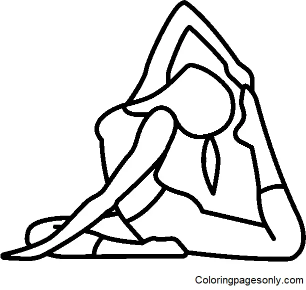 Yoga Coloring Pages 15