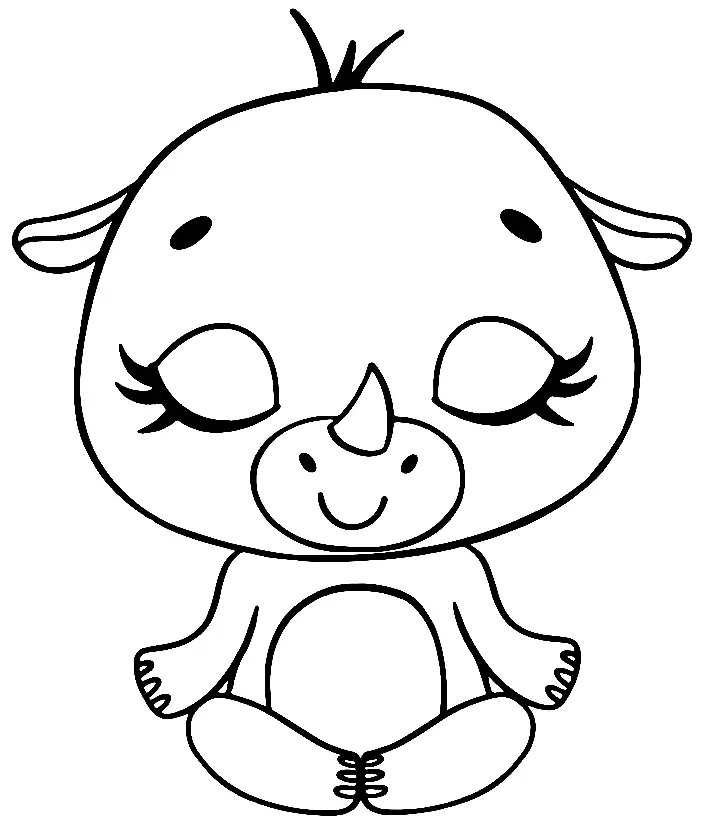 Yoga Coloring Pages 52