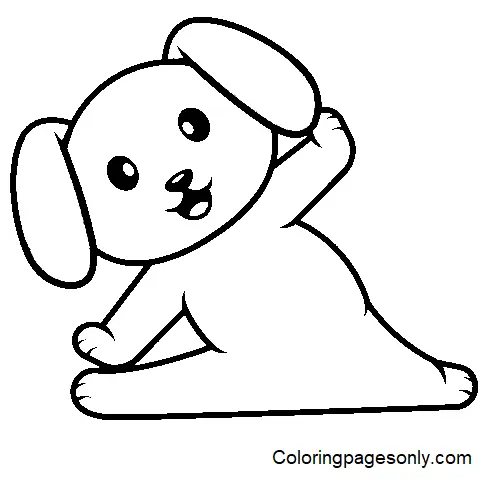 Yoga Coloring Pages 8