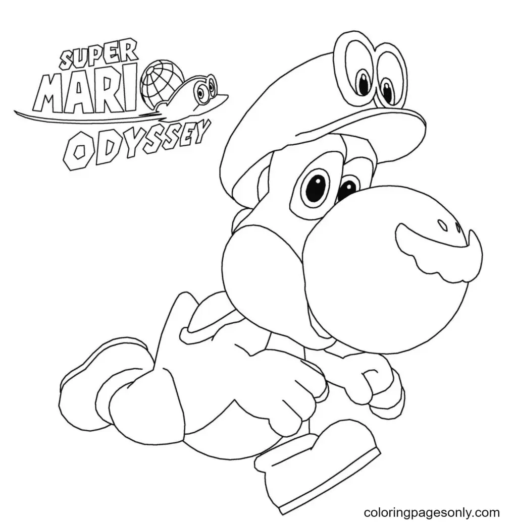 Yoshi Ausmalbilder 1