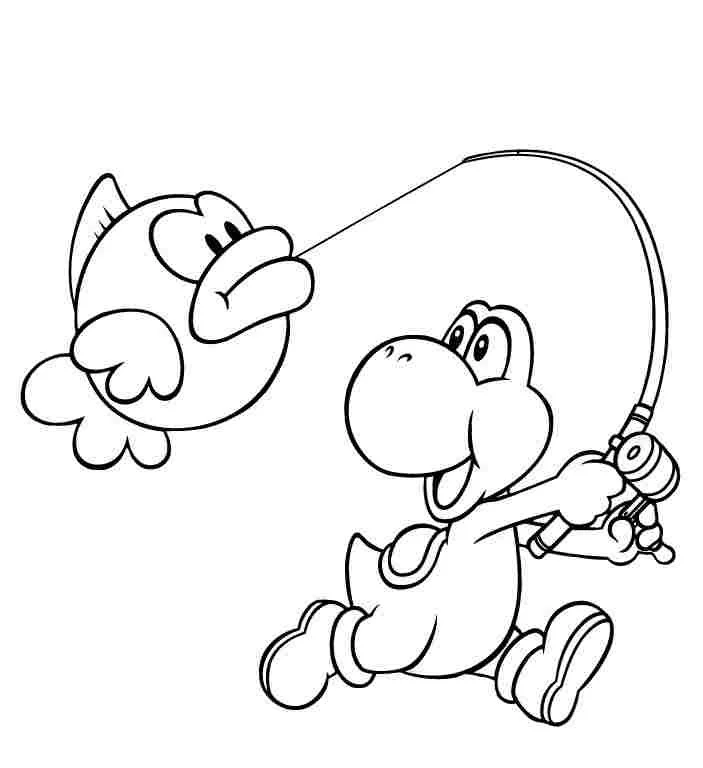 Yoshi Ausmalbilder 9
