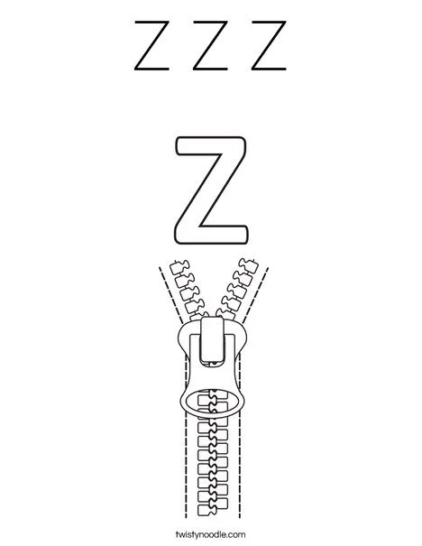 Zip Ausmalbilder 1